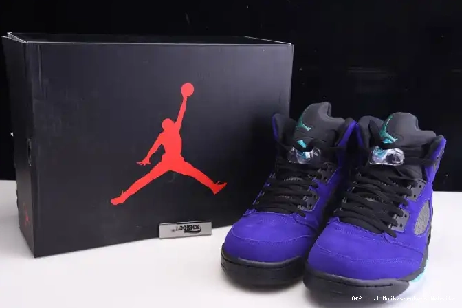 Official Maikesneakers Grape Retro 136027-500 Jordan Alternate Air 5 0624